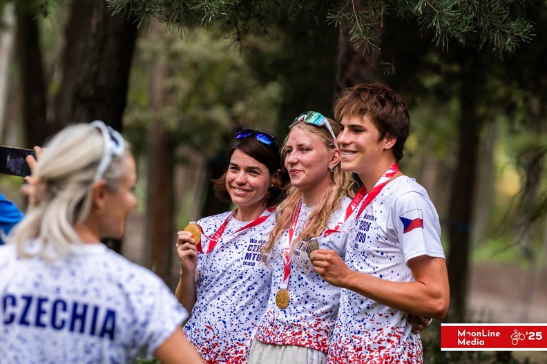 MS MTBO 25 middle, Tichovská, Ryglová, Račanský